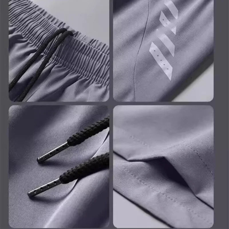 Sports shorts men's track and field training three quarter pants 3 professional summer thin fit fitness running marathon quick