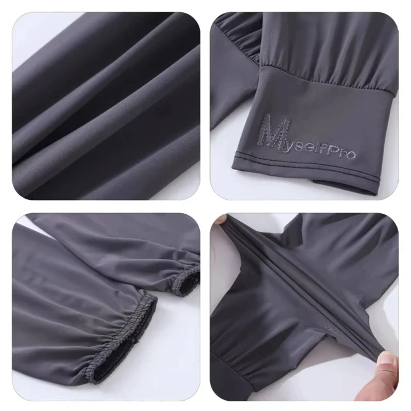 Cooling Arm Sleeves Breathable Sun Protection Ice Slik Sleeves Summer Outdoor Sports Driving Cycling Sleeves Men Loose Arm 2026