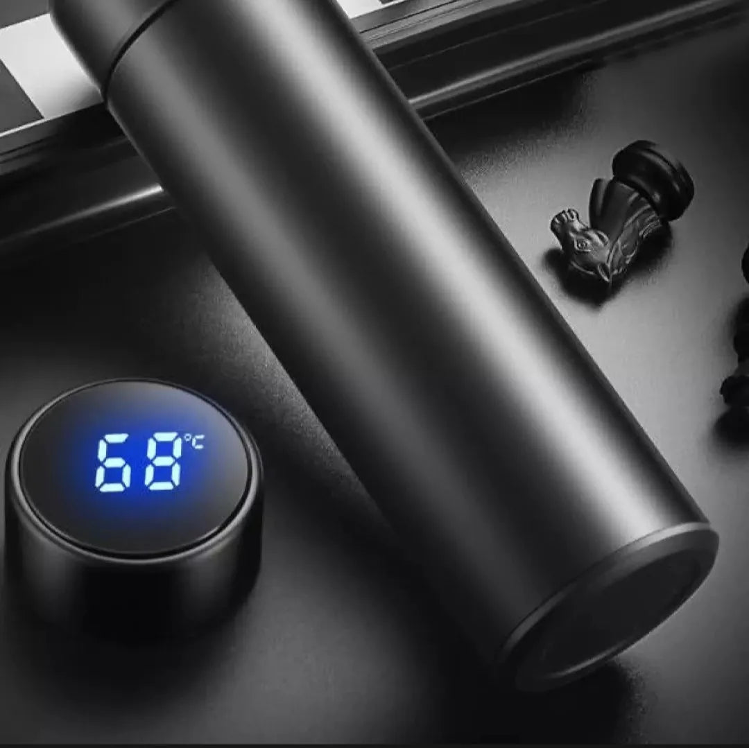 Smart Thermos Water Bottle LED Digital Temperature Water Bottle Display Stainless Steel Coffee Thermal Vaccum Mug Intelligent Insulation Cups Vacuum Flask Temperature Bottles