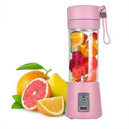 Juicer Blender 6 Blades USB Portable 380ml Mini Fruit Bottle Juicer Small Blender